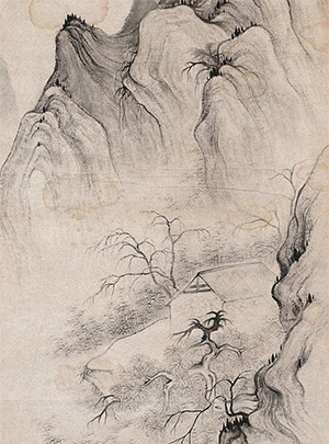 梅清 《山中幽居图》