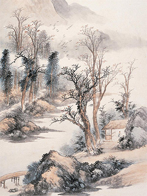 祁崑 《霜林诗思》