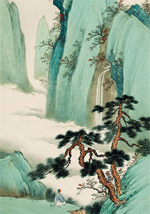 祁崑 《岩姿秋意澹无纭》