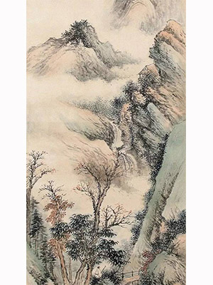 祁崑 《丛林贲空晴似雨》