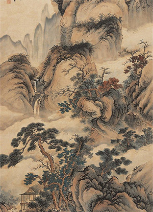 祁崑 《秋壑云霭》