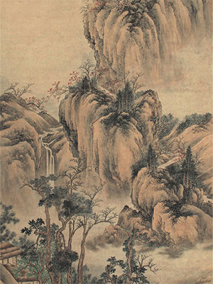 祁崑 《幽壑鸣泉》
