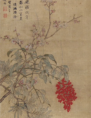 潘恭寿 《群仙富贵》