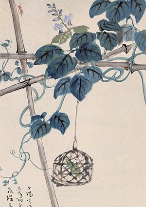 王师子 《豆架螽斯》