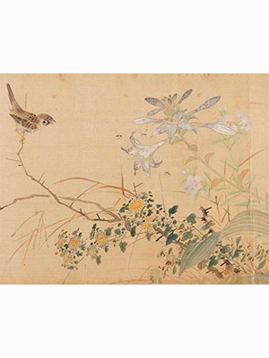 文俶 《花鸟野花》长卷