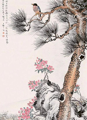 王师子 《松花图》