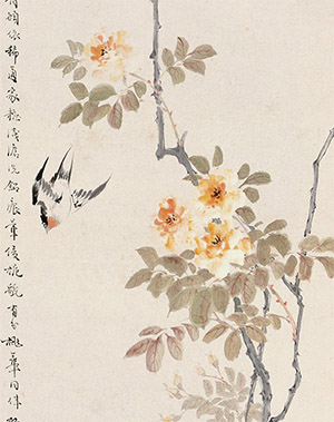 王师子 《黄月季》