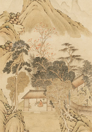 钱杜 《香林禅诵》