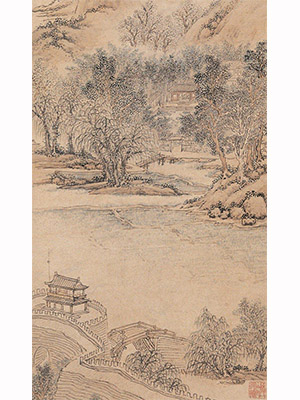 钱榖 《郭北草堂》