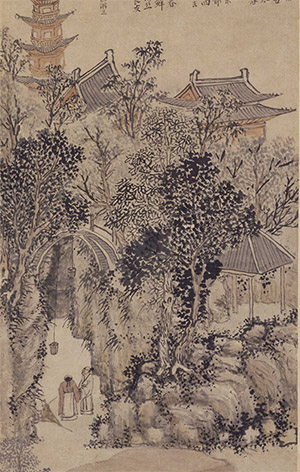 钱杜 《虎丘前山图》