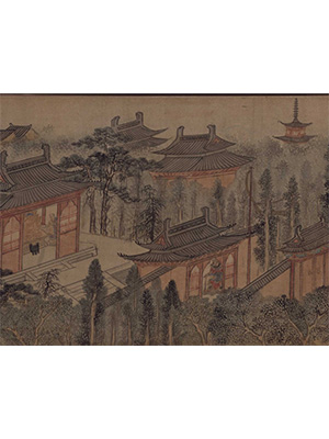 钱榖 《定慧禅寺》长卷