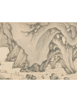 钱榖 《溪山深秀图卷》