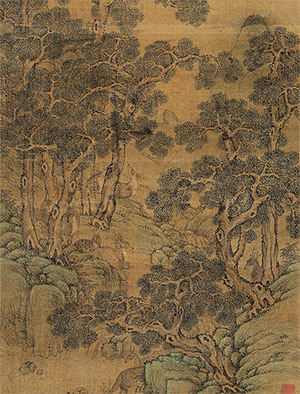 王绂 《食禄延年》