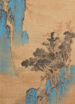 吴彬 《幽境观山岚》