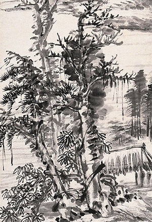 吴昌硕 《旷野茅居》