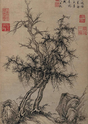 王绂 《西园古柯图》
