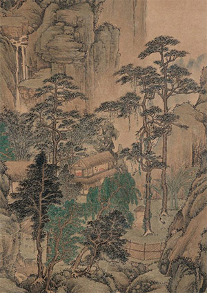 钱杜 《江南春山图》