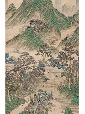 钱杜 《林泉栖息图》