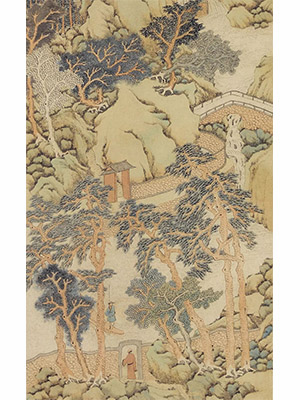 钱杜 《天池石壁》