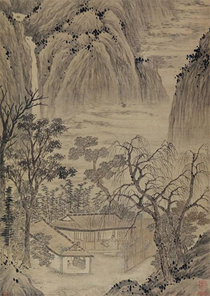沈周 《湾东草堂图》