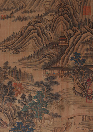 沈周 《对语溪亭五月凉》