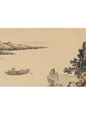 沈周 《京江送别》长卷