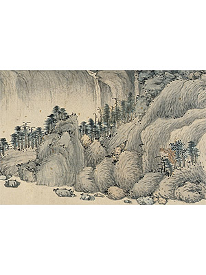 沈周 《连山夹涧》长卷