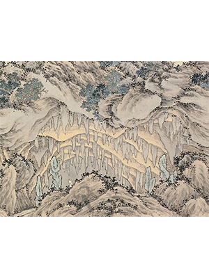 沈周 《游张公洞图卷》