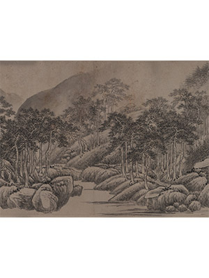沈宗骞 《江阁揽胜》长卷