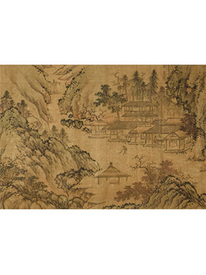 盛懋 《秋林景致》长卷