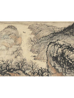 石涛 《退笔山水》长卷