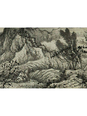 石涛 《溪山深秀》长卷