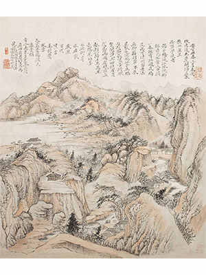 石涛 《闽海山水》