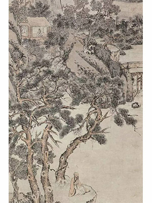 沈周 《长白石清谿上风》