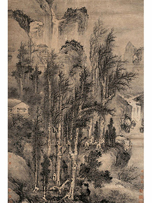 沈周 《长林巨壑》