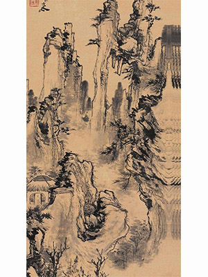 石涛 《莲花峰图》