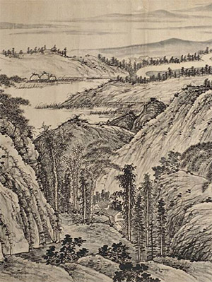 石涛 《山水田园》
