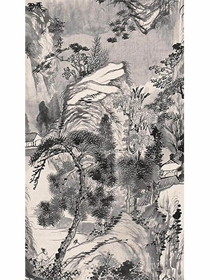 石涛 《南山为寿》