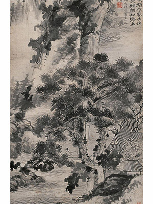 石涛 《方外仙山》
