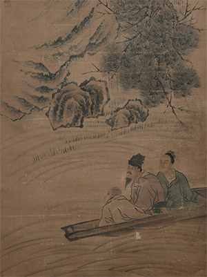 盛懋 《游赤壁》