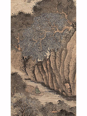 石涛 《东方吹春著幽谷》