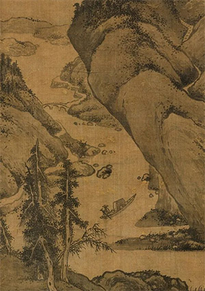 宋旭 《峡江渔归》