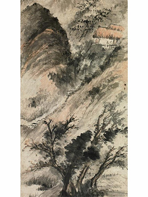 石涛 《山雨欲来风满楼》
