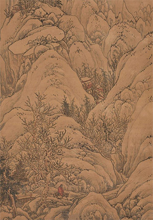 宋旭 《溪山雪霁》