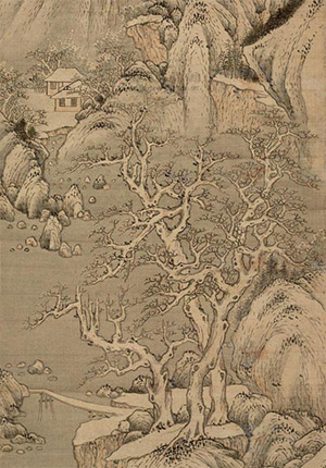 宋旭 《溪山雪霁》