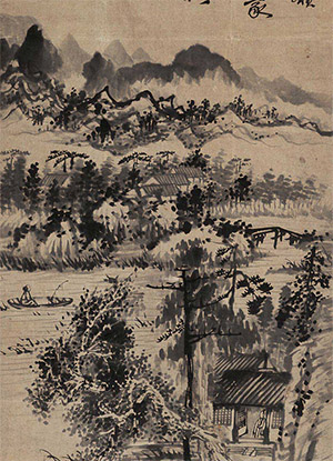 石涛 《重阳无雨》