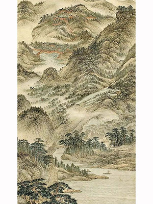 宋旭 《巨区林屋图》