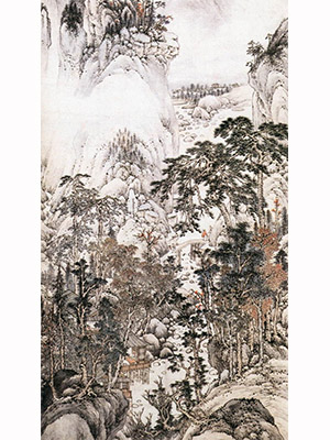 宋旭 《秋山飞泉》