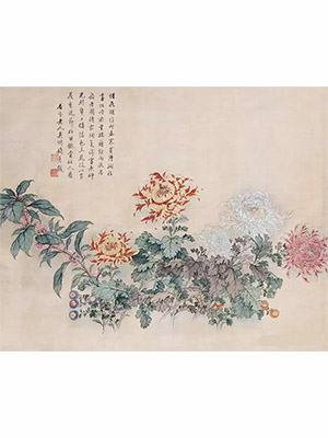 吴淑娟 《黄花香晚节》