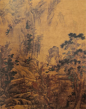 蓝瑛 《松壑高秋》